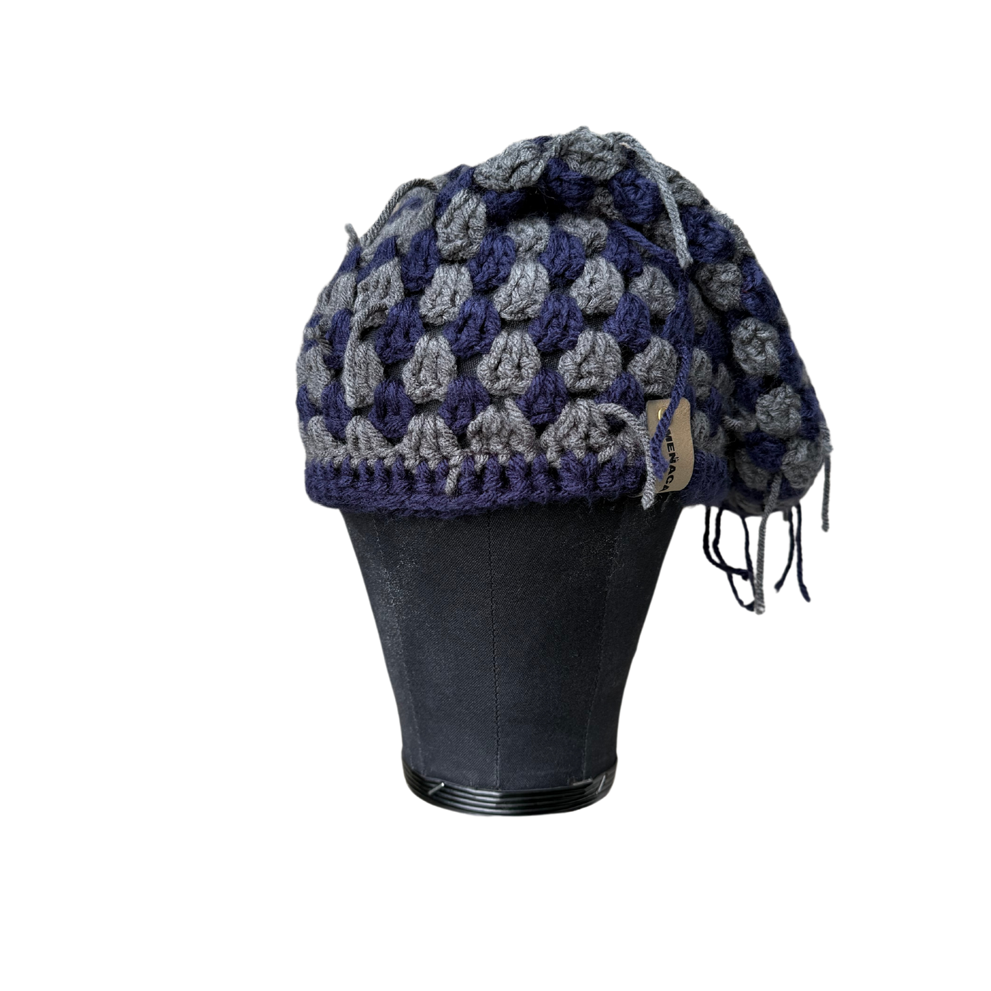 Blue & Gray Mini Slouchy