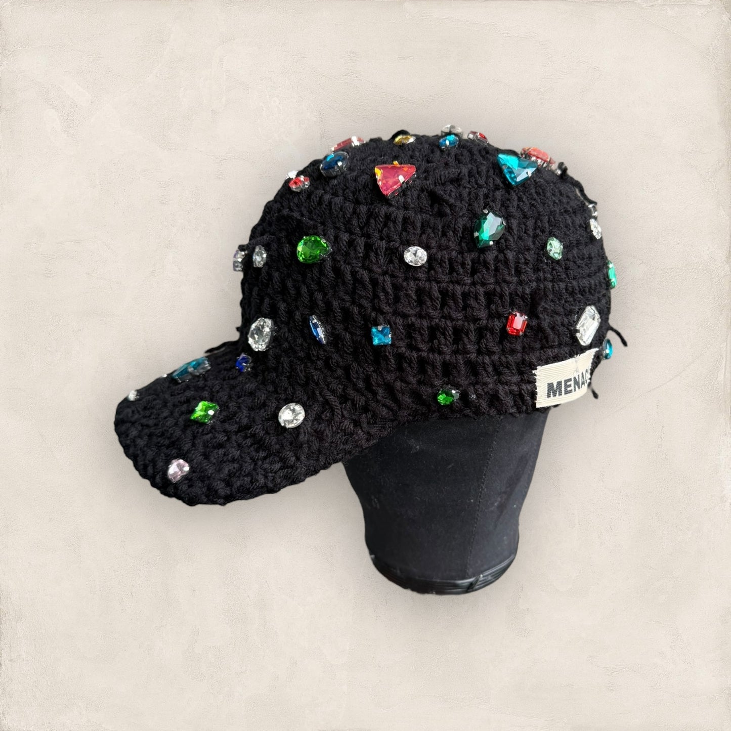 Jeweled cap