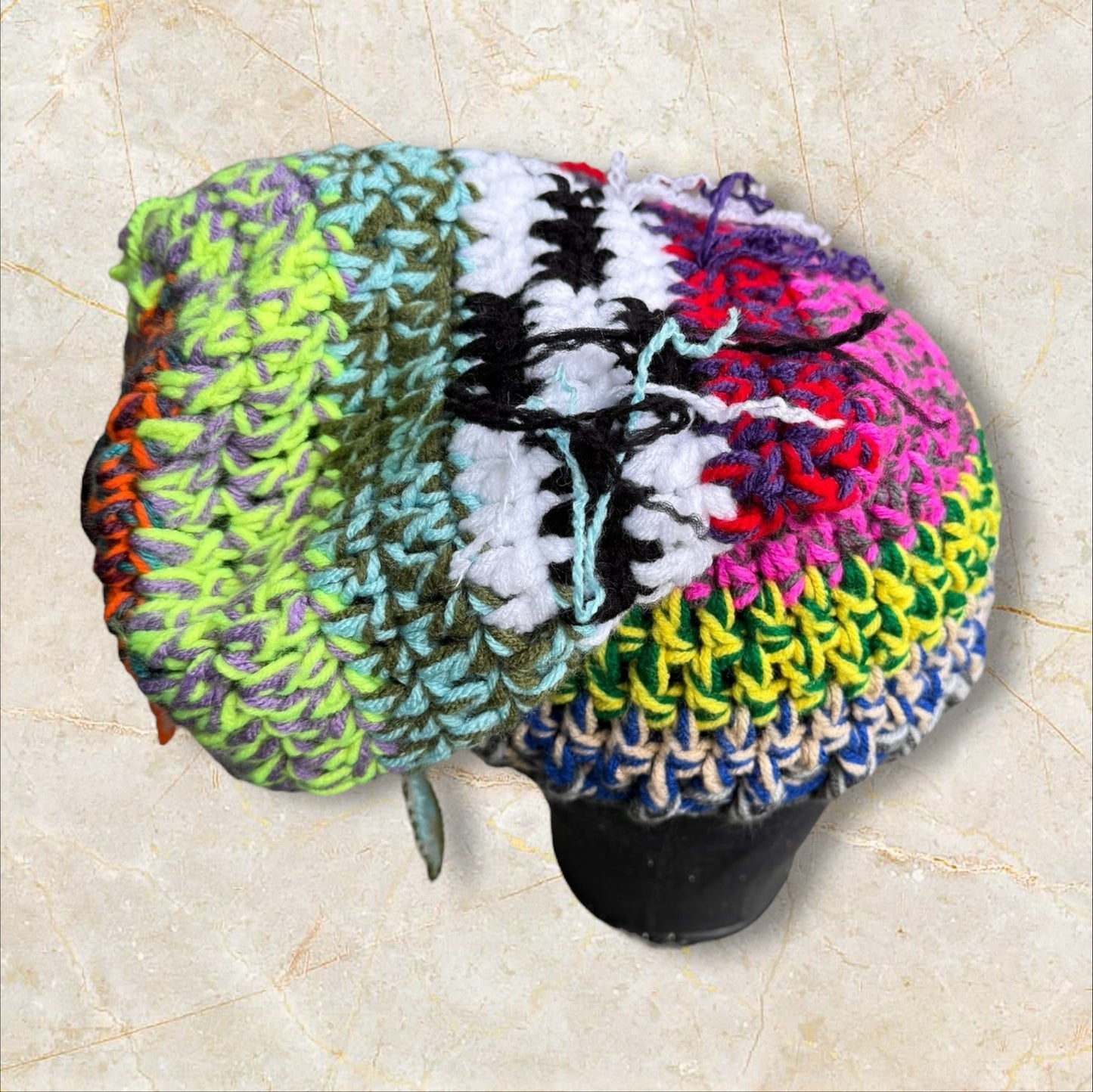 Bulky scrap mini slouchy