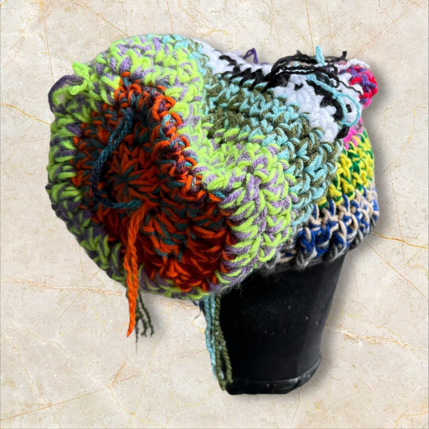 Bulky scrap mini slouchy