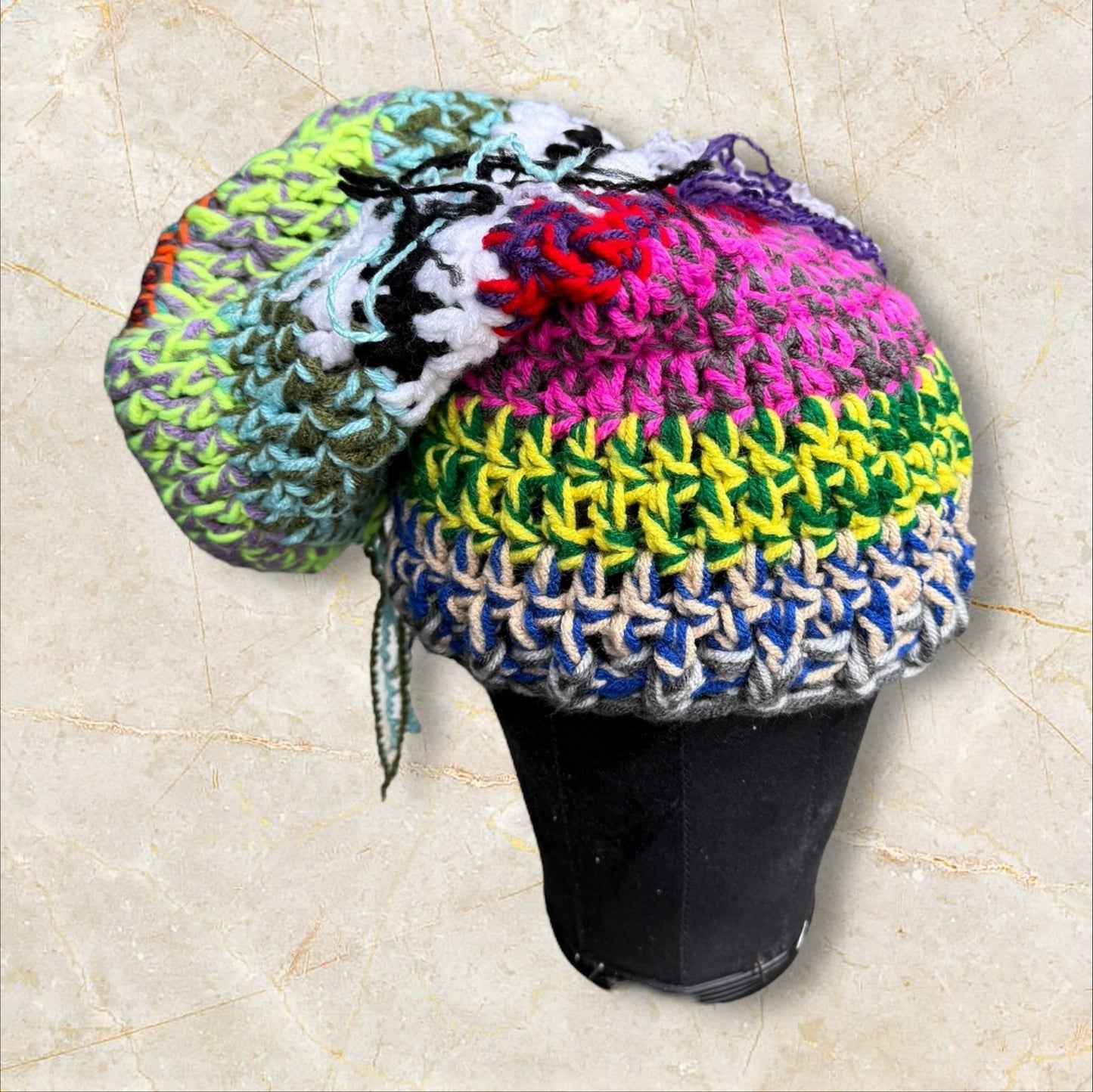 Bulky scrap mini slouchy