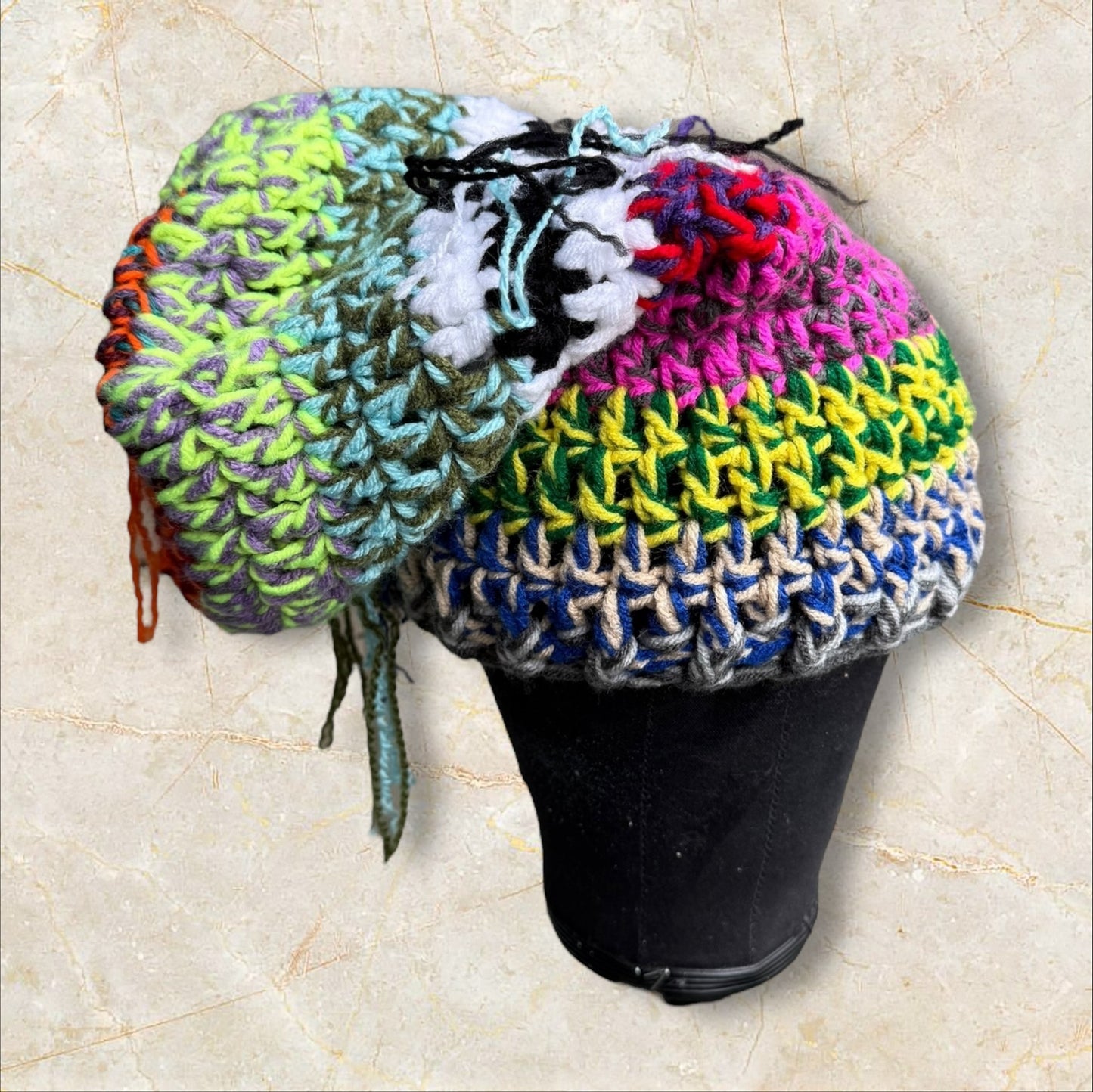 Bulky scrap mini slouchy