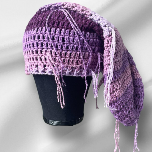 Purple Slouch Beanie