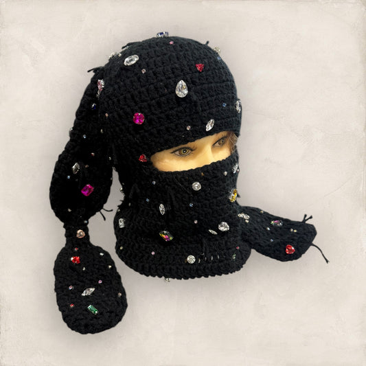 Bejeweled ski bunny
