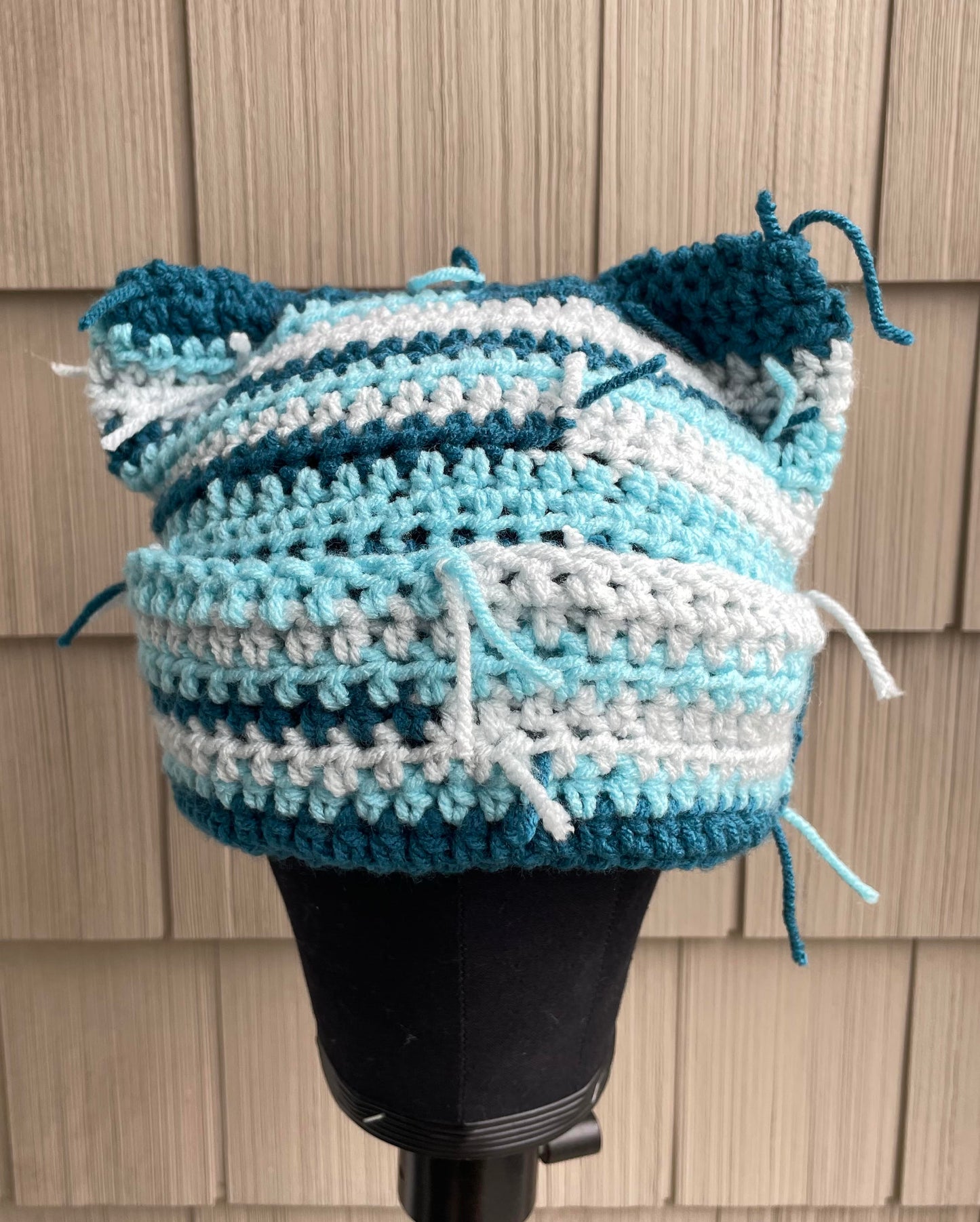 Blue Scale Cat Hat