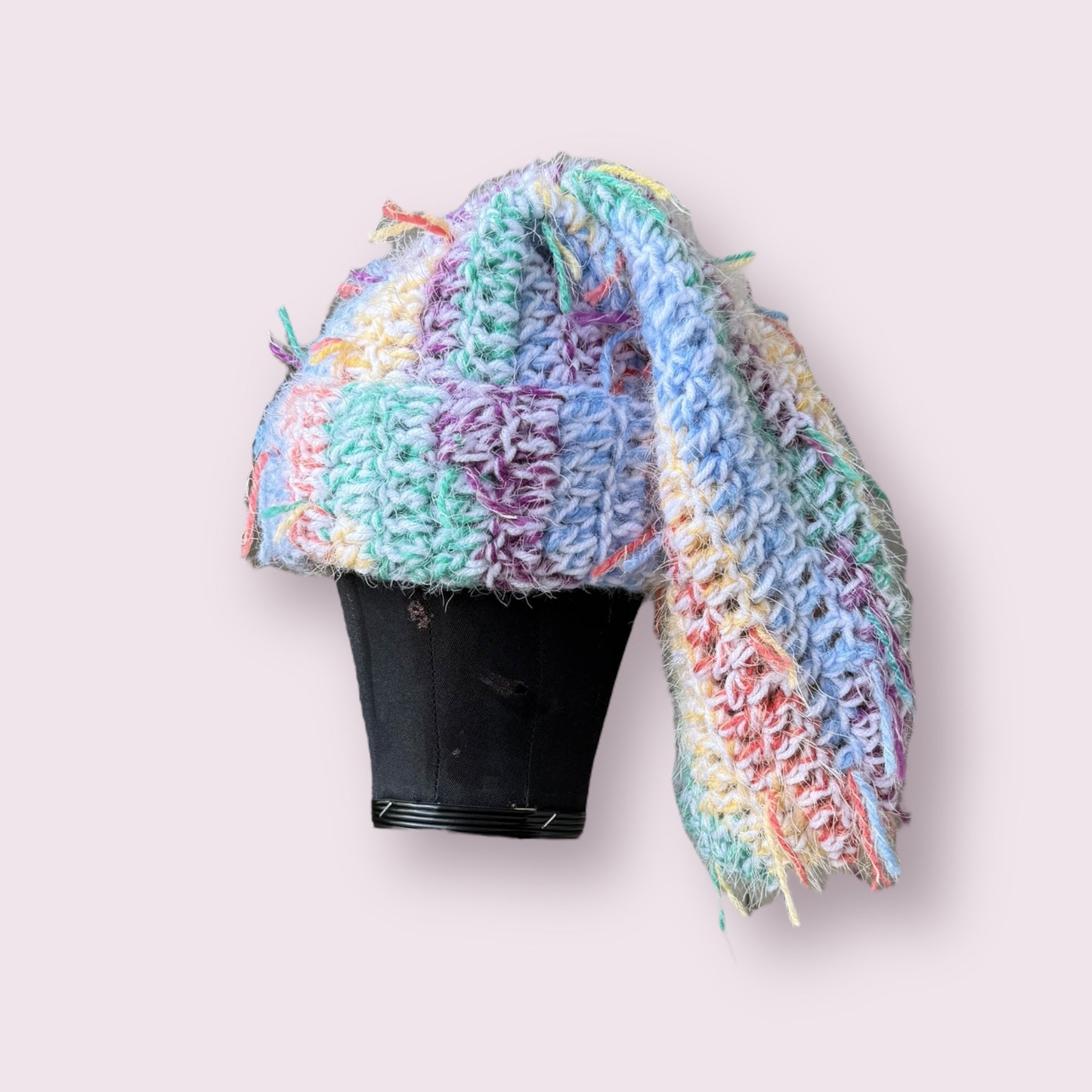 Fluffy me multi slouchy hat