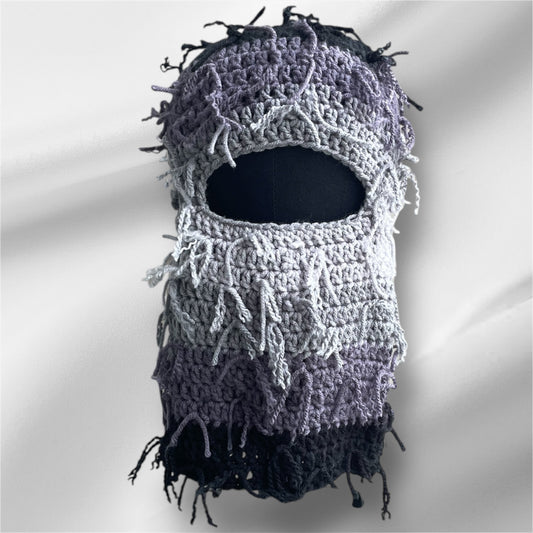 Grey Scale Ski Mask