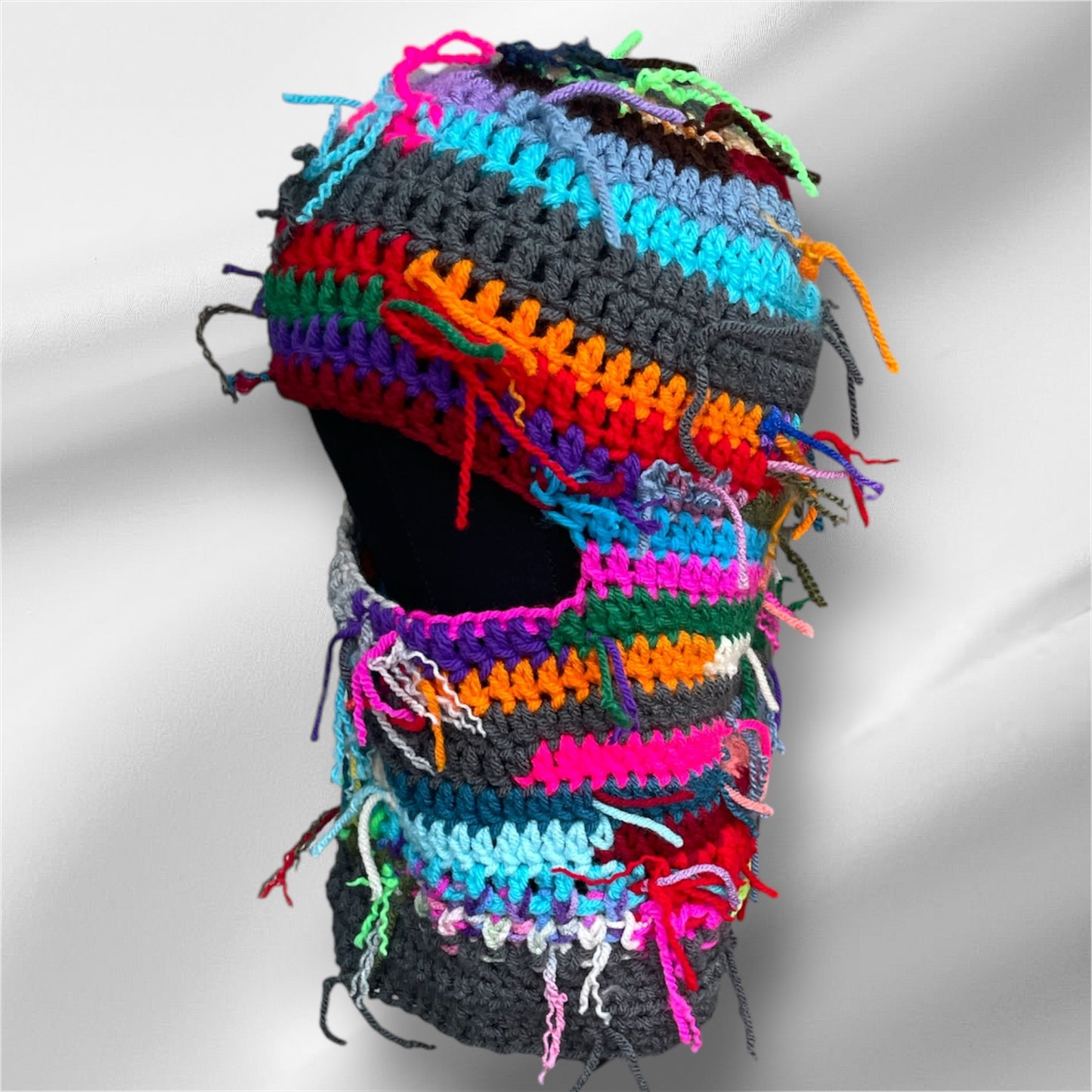 Scrap Yarn Ski Mask