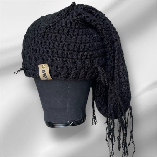 Black Slouchy Beanie