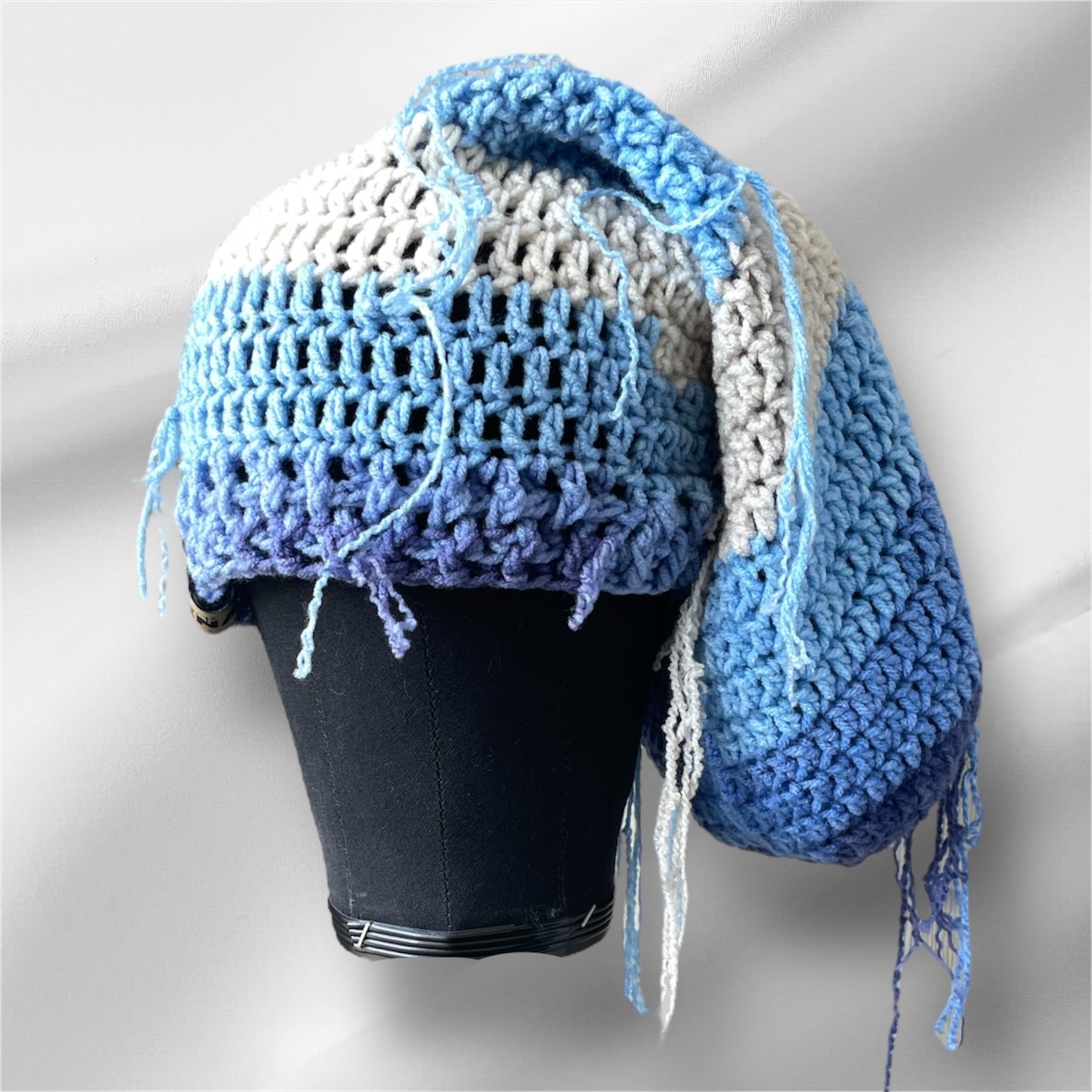 Blue Ice Slouchy Beanie