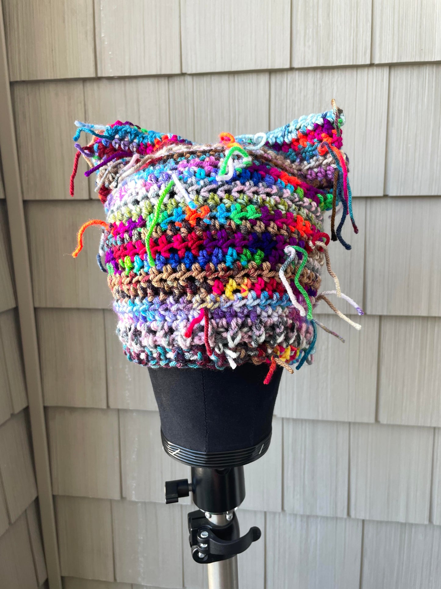 Multi Color Scrap Cat Hat