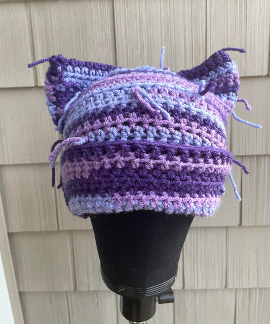 Purple Scale Cat Hat